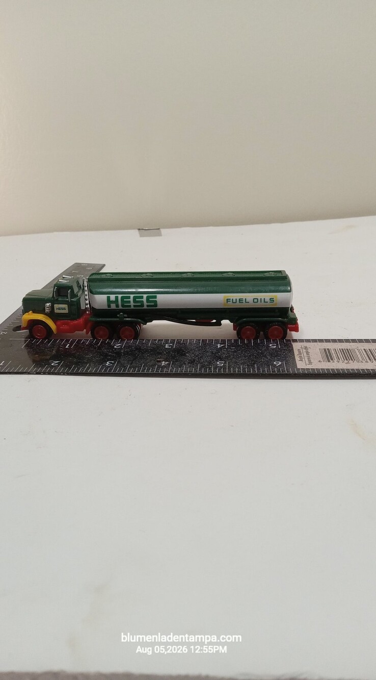 Vintage Hess Toy Truck Fuel Tanker Trailer Miniature 6 Inch